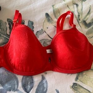 Soma Vibrant Red Lace Bra